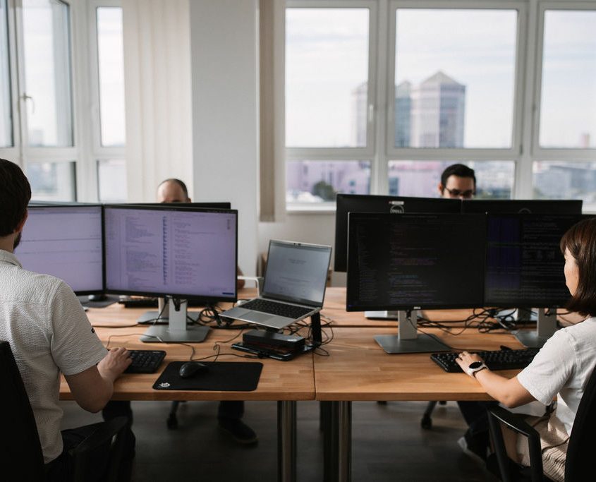 Programmieren mit Ausblick auf ganz Essen